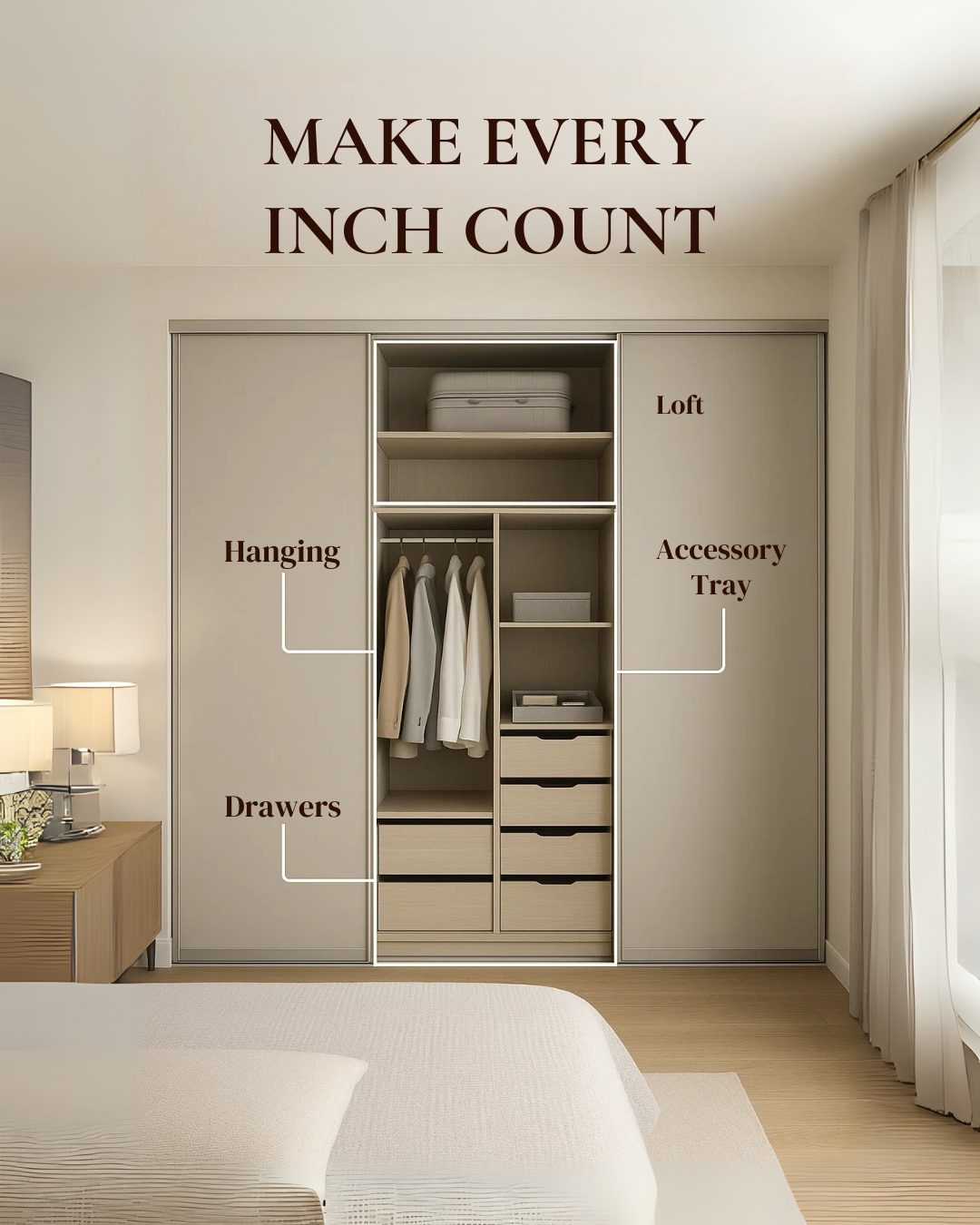 Maximize Your Space with a Modern Sliding Wardrobe